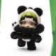 Pop Mart Skullpanda Lazy Panda Vinyl / Plush Pendant - Vinila / plīša atslēgu piekariņš