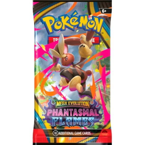 Pokemon Super Card Game TCG Trading Cards - Phantasmal Flames - ME02 EN - Kāršu spēle