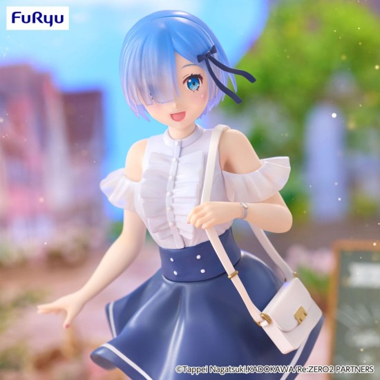 Furyu Re:Zero Starting Life in Another World Trio-Try-iT Ver. Date Plan Figure 21cm - Rem - Plastmasas figūriņa