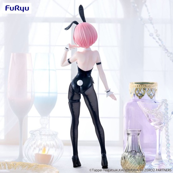 Furyu Re:Zero BiCute Bunnies Ver.Bicolor Figure 30cm - Ram - Plastmasas figūriņa