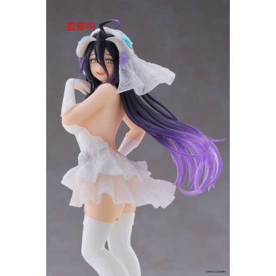 Taito Prize Overlord Coreful Ver. Albedo Wedding Figure 18cm - Albedo - Пластмассовая фигурка