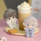 Pop Mart Dimoo Crush on Coffee Series Soft-faced Plush Keychain - Plīša atslēgu piekariņš