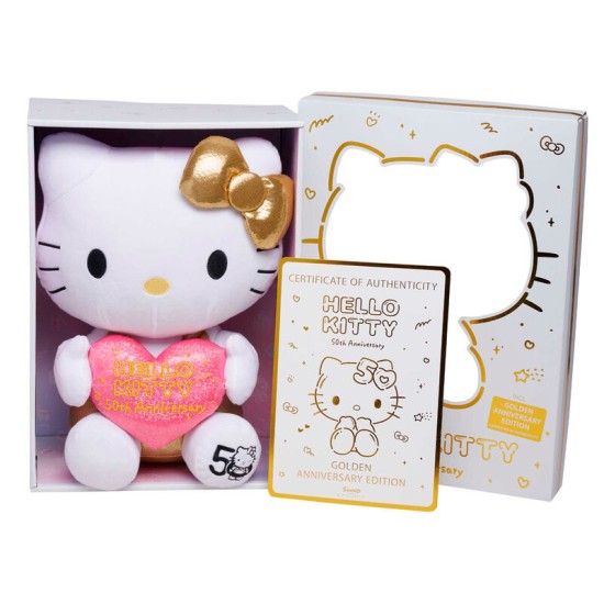 Simba Hello Kitty 50th Anniversary Plush Toy 30cm - Hello Kitty - Plīša rotaļlieta