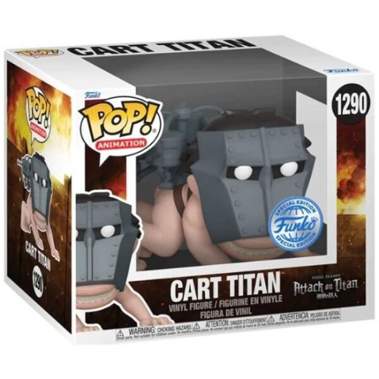 Funko POP! Attack on Titan Figure - Cart Titan Exclusive (1290) - Vinila figūriņa