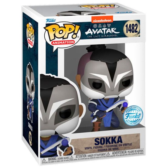 Funko POP! Avatar The Last Airbender Figure 9cm - Sokka Exclusive (1482) - Vinila figūriņa