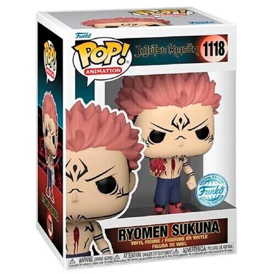 Funko POP! Jujutsu Kaisen Figure 9cm - Ryomen Sukuna (1118) - Vinila figūriņa