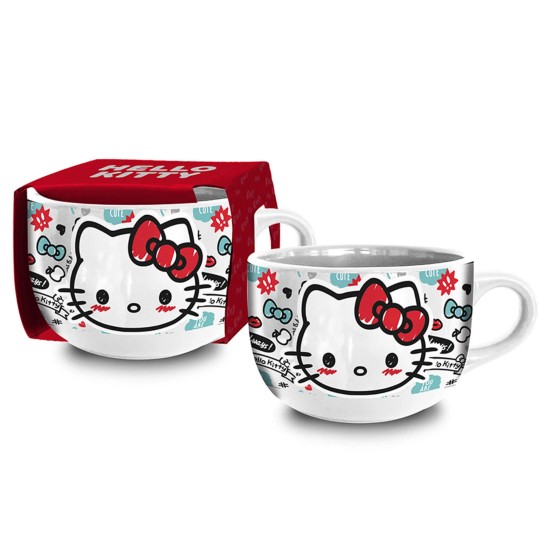 Coriex Hello Kitty Tazza Latte Jumbo Mug 500ml - Krūze