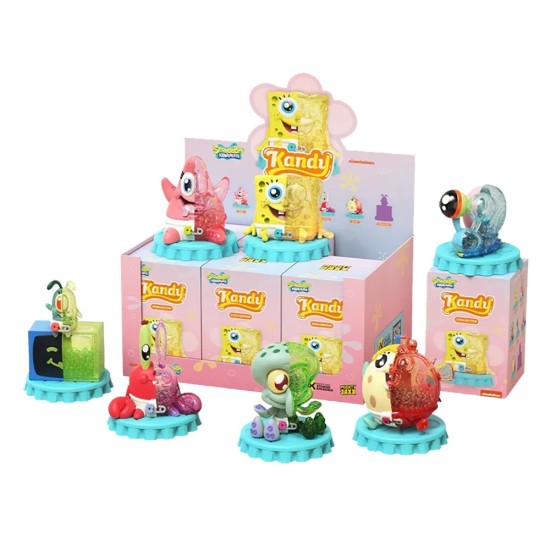 Mighty Jaxx Kandy x SpongeBob SquarePants Blind Box (Soda Edition) Random Figure - Plastmasas figūriņa