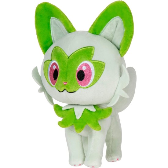 Jazwares Pokemon Plush Toy 20cm - Sprigatito - Plīša rotaļlieta