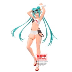 Banpresto Hatsune Miku Tropical Racing Figure 20cm - Miku - Plastmasas figūriņa