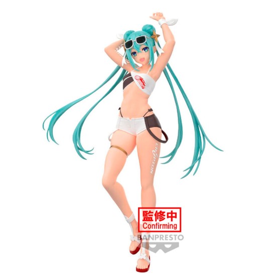 Banpresto Hatsune Miku Tropical Racing Figure 20cm - Miku - Plastmasas figūriņa