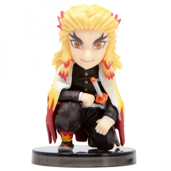 Banpresto Demon Slayer Kimetsu no Yaiba Youre in The Presence of Oyakata vol.2 World Collectable Figure 6cm - Kyojuro Rengoku - Plastmasas figūriņa