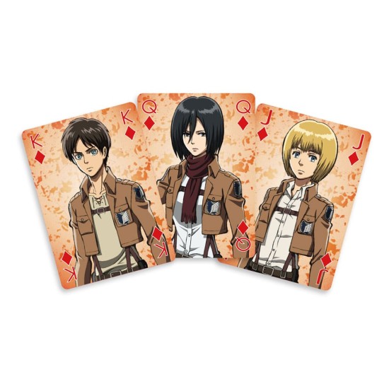 Sakami Merchandise Attack On Titan Playing Cards - Spēļu kārtis