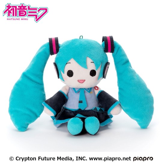 Sega Hatsune Miku Hangingood  Plush Toy 20cm - Plīša rotaļlieta