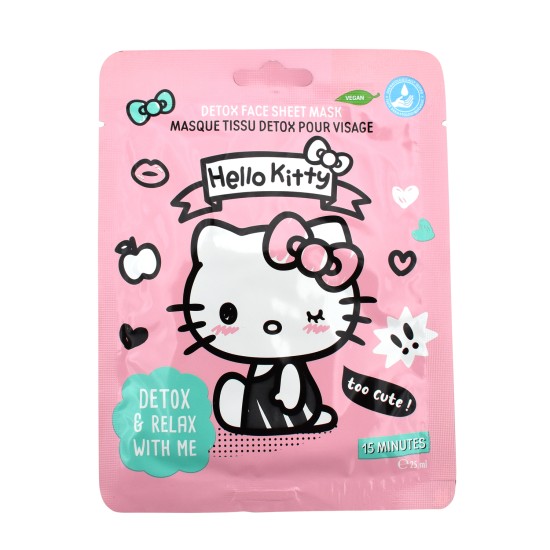 Take Care Hello Kitty Pour Visage Detox Face Sheet Mask - Sejas maska