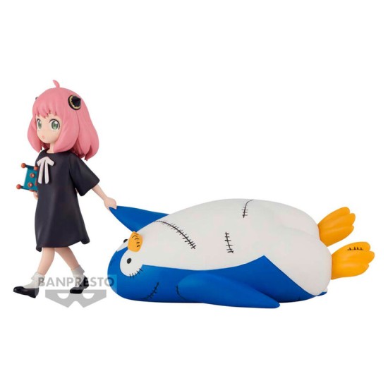 Banpresto Spy x Family Break Time Figure 12cm - Anya Forger & Penguin - Plastmasas figūriņa