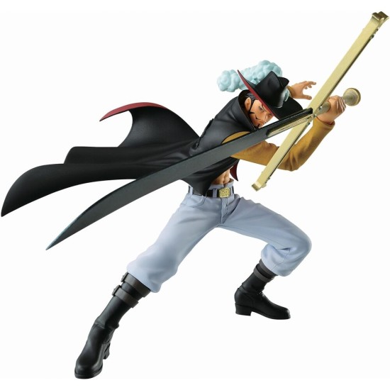 Banpresto One Piece Battle Record Figure 13cm - Dracule Mihawk - Plastmasas figūriņa