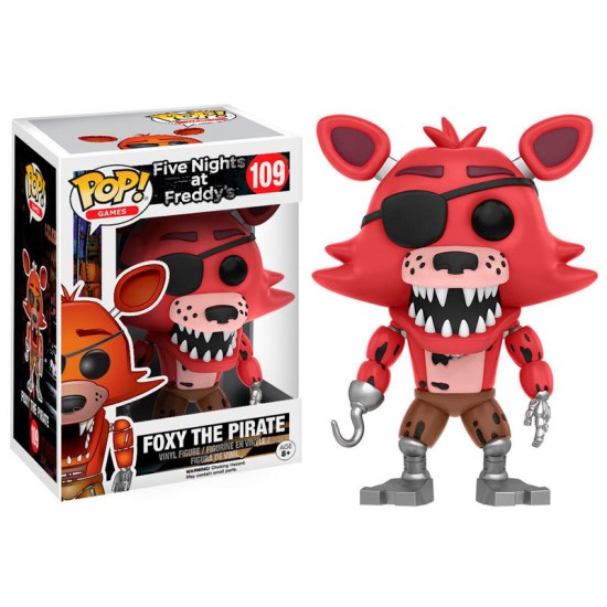 Funko POP! Five Nights at Freddy's Figure 9cm - Foxy the Pirate (109) - Vinila figūriņa