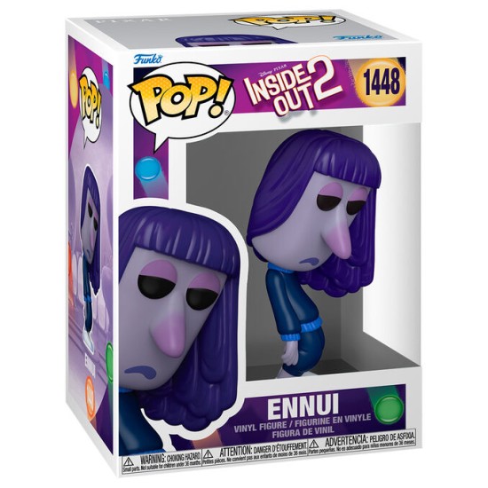 Funko POP! Inside Out 2 Figure 9cm - Ennui (1448) - Vinila figūriņa