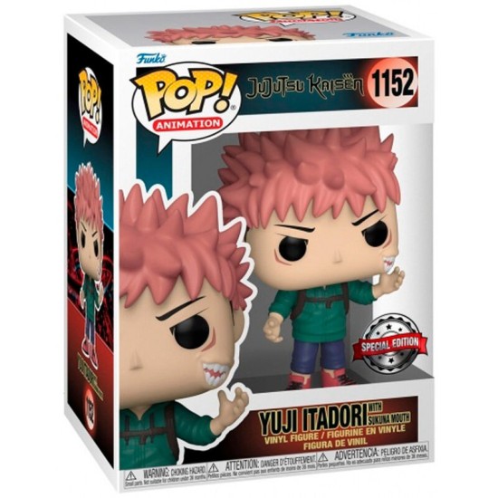 Funko POP! Jujutsu Kaisen Figure 9cm - Itadori Exclusive (1152) - Vinila figūriņa