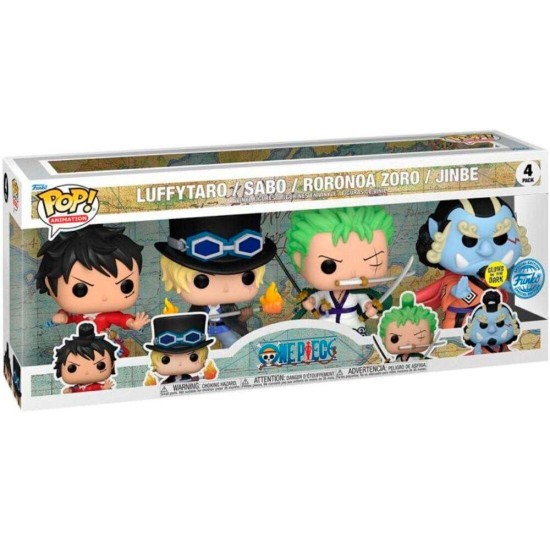 Funko POP! One Piece Exclusive Figures 9cm (4 pcs.) - Komplekts vinila figūriņas