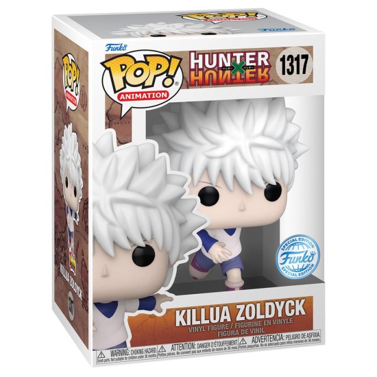 Funko POP! Hunter x Hunter Figure 9cm - Killua Zoldyck Exclusive (1317) - Vinila figūriņa