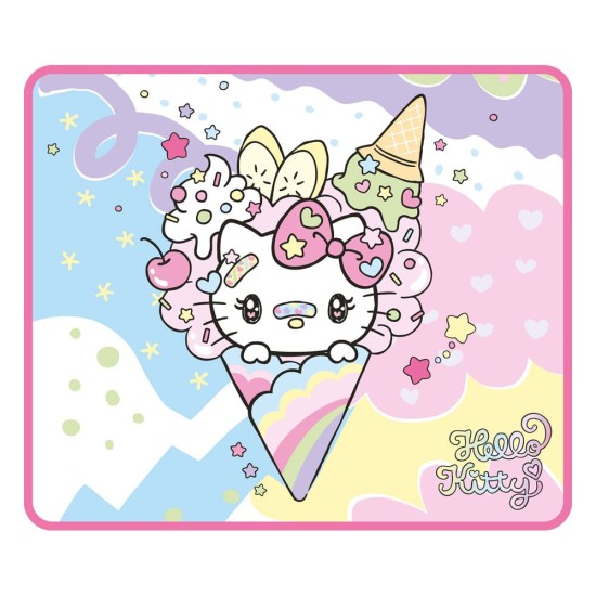 Konix Hello Kitty Mousepad 32 x 27 cm - Ice Cream - Peles paliktnis