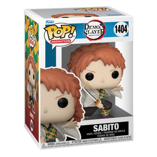 Funko POP! Demon Slayer Kimetsu no Yaiba Figure 9cm - Sabito (1404) - Vinila figūriņa