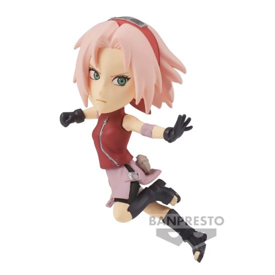 Banpresto Naruto Shippuden World Collectable Assorted Figure 7cm - Haruno Sakura - Plastic figure