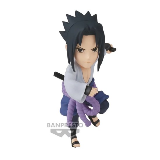 Banpresto Naruto Shippuden World Collectable Assorted Figure 7cm - Uchiha Sasuke - Plastmasas figūriņa