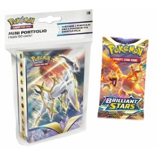 Pokemon Super Card Game TCG Trading Cards - Sword & Shield Brilliant Stars Mini Portfolio EN