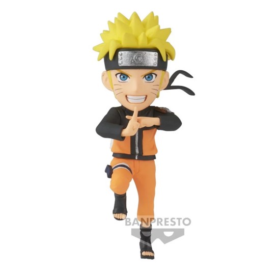 Banpresto Naruto Shippuden World Collectable Assorted Figure 7cm - Naruto Uzumaki - Plastmasas figūriņa