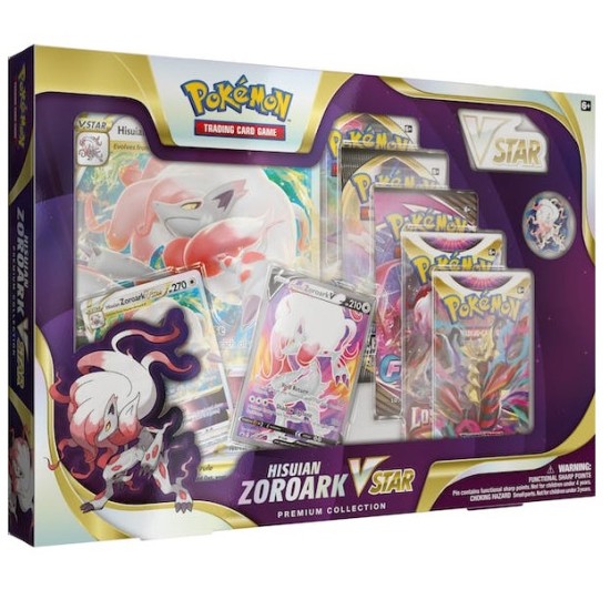 Pokemon Super Card Game TCG Trading Cards - Hisuian Zoroark VSTAR Premium Collection EN - Kāršu spēle