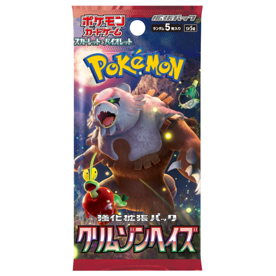 Pokemon Super Card Game TCG Trading Cards - Scarlet & Violet - Enhanced Expansion Crimson Haze Booster Box JP - Kāršu spēle