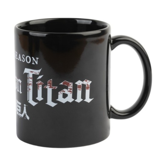 Grupo Erik Attack on Titan Ceramic Mug 350ml - Logo - Krūze