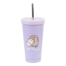 Grupo Erik Pusheen Moments Glass with Straw 550ml