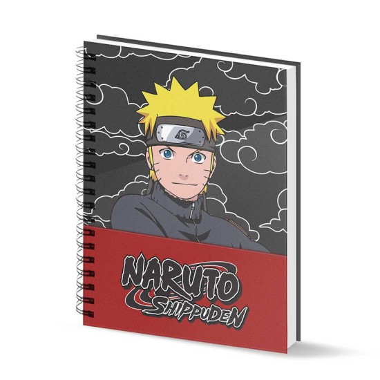 Karactermania Naruto Shippuden Clouds A4 Notebook 29 x 23 x 1.5cm