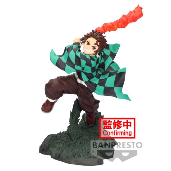 Banpresto Demon Slayer Kimetsu no Yaiba Combination Battle Figure 9cm - Tanjiro Kamado - Plastmasas figūriņa