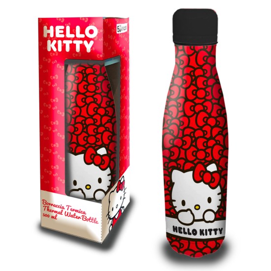 Coriex Hello Kitty Hydro Bottle 500ml - Sarkana - Ūdens pudele