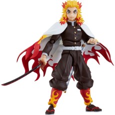 Good Smile Company  Demon Slayer: Kimetsu no Yaiba Figma Action Figure 15cm - Kyojuro Rengoku (re-run) - Plastic figure