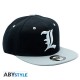 ABYstyle Death Note Cap - Black & Grey - Kokvilnas cepure ar nagu