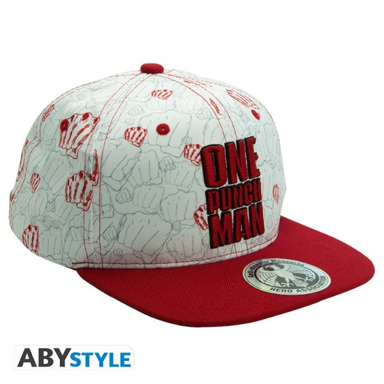 ABYstyle One-Punch Man Cap - Beige & Red - Kokvilnas cepure ar nagu