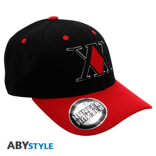 ABYstyle Hunter x Hunter Cap - Black & Red - Kokvilnas cepure ar nagu