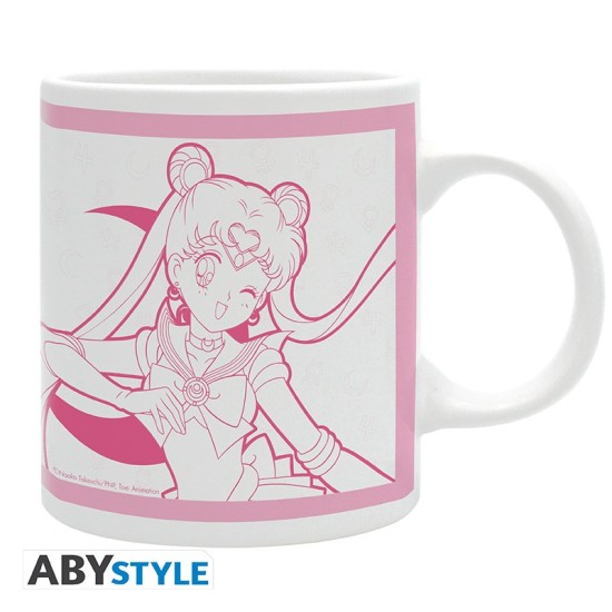 ABYstyle Sailor Moon Ceramic Mug 320ml - Sailor Moon & Luna - Krūze