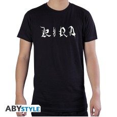 ABYstyle Death Note Kira T-shirt - XS izmērs / Melns - Vīriešu kokvilnas T-krekls