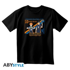 ABYstyle Haikyu!! Hinata & Kageyama T-shirt - XS izmērs / Melns - Uniseks kokvilnas T-krekls