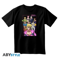 ABYstyle Jojo's Bizzare Adventure Group T-shirt - XS size / Black - Unisex cotton T-shirt