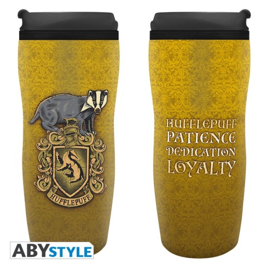 ABYstyle Harry Potter Thermos Mug 355ml - Hufflepuff - Termokrūze