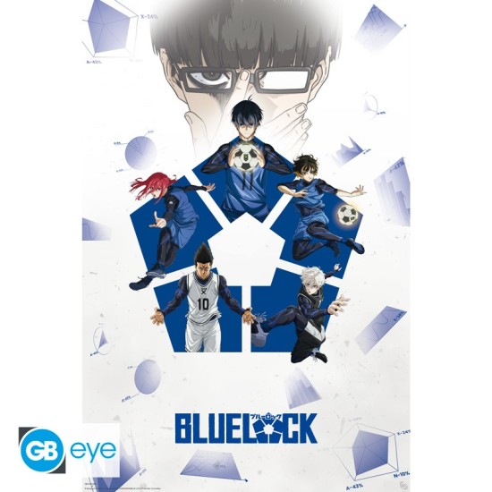 ABYstyle Blue Lock Poster Maxi 91.5 x 61 cm - Blue Lock Project - Plakāts