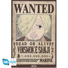 ABYstyle One Piece Poster Maxi 91.5 x 61 cm - Wanted Sanji Wano